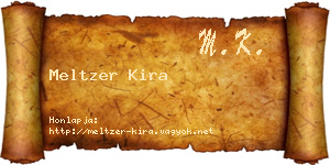Meltzer Kira névjegykártya